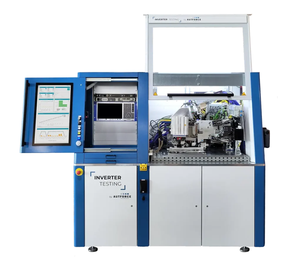 Inverter Testing Prüfanlage für Vor- und Kleinserien mit automatischer Prüflingskontaktierung. 